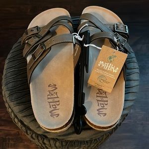 Mad love brown sandals